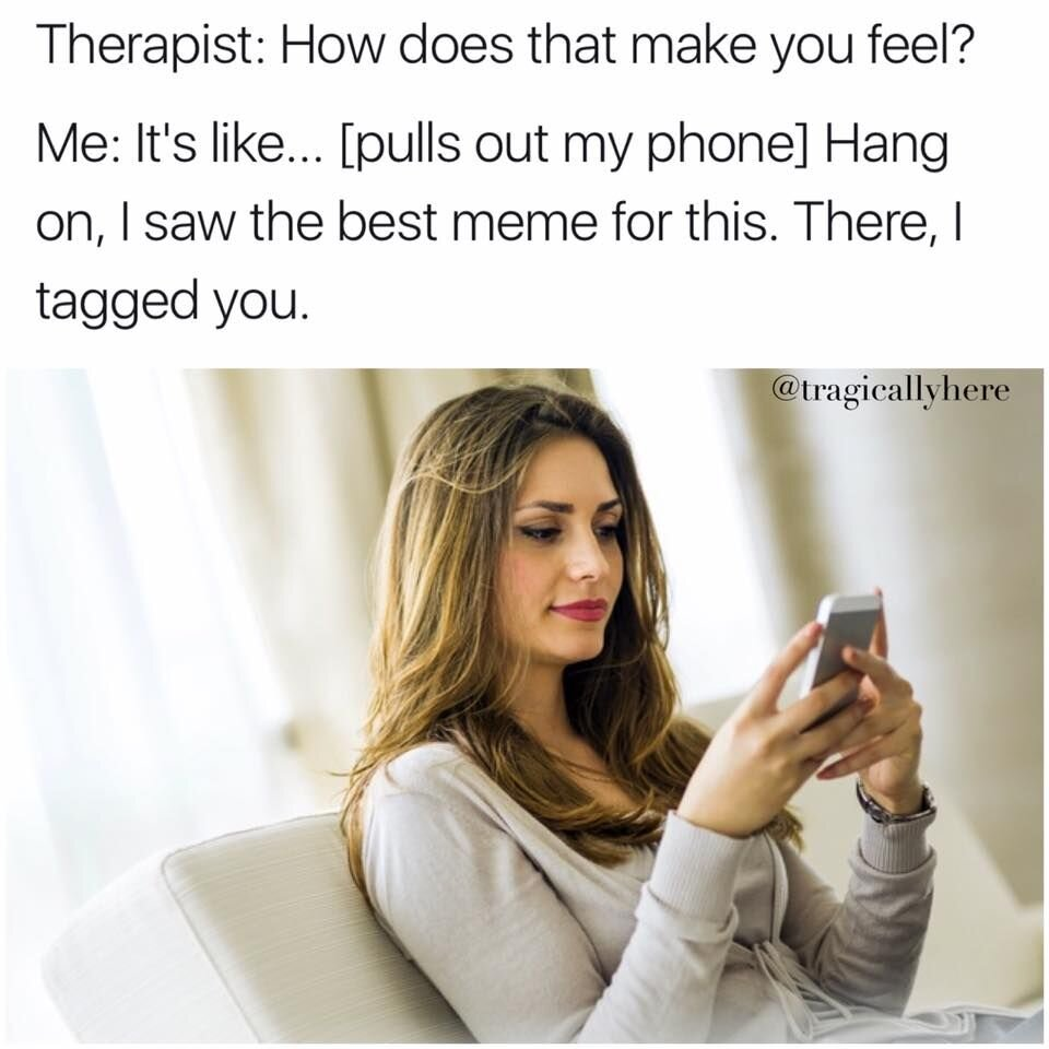 Therapist meme